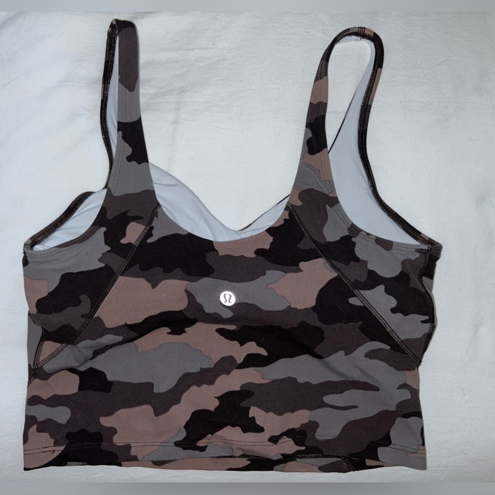 Lululemon Align Tank Top - Heritage 365 Camo Dusty Bronze Multi Size 8